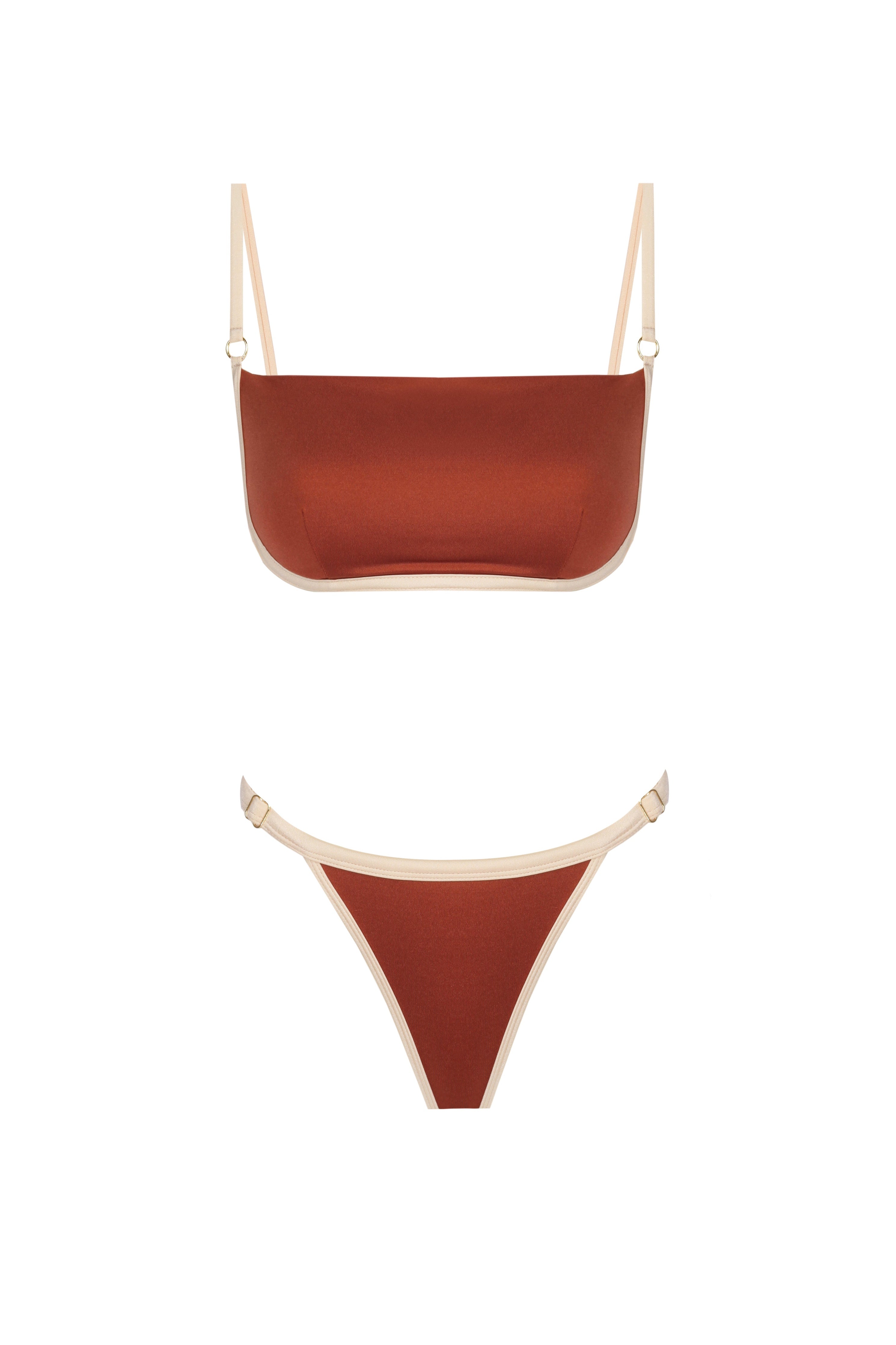 BARI BIKINI BOTTOM - CINNAMON