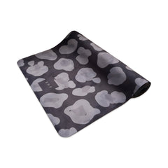 Amp Yoga Mat - Black Leopard Microfibre