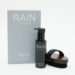 RAINxBryony Body Oil + Brush