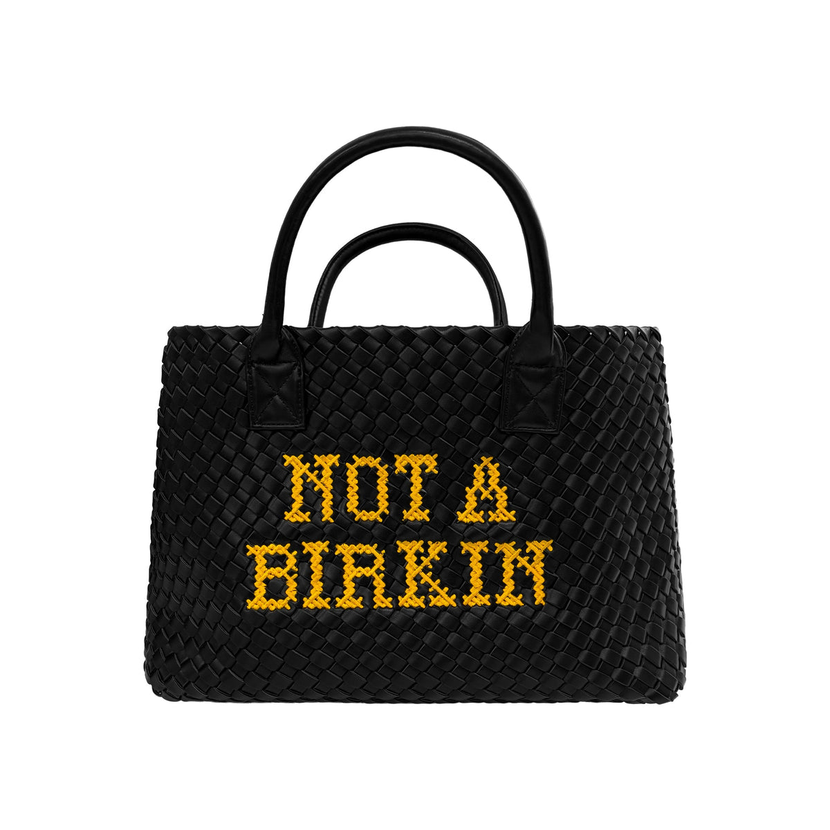 Not a Birkin Black Handbag