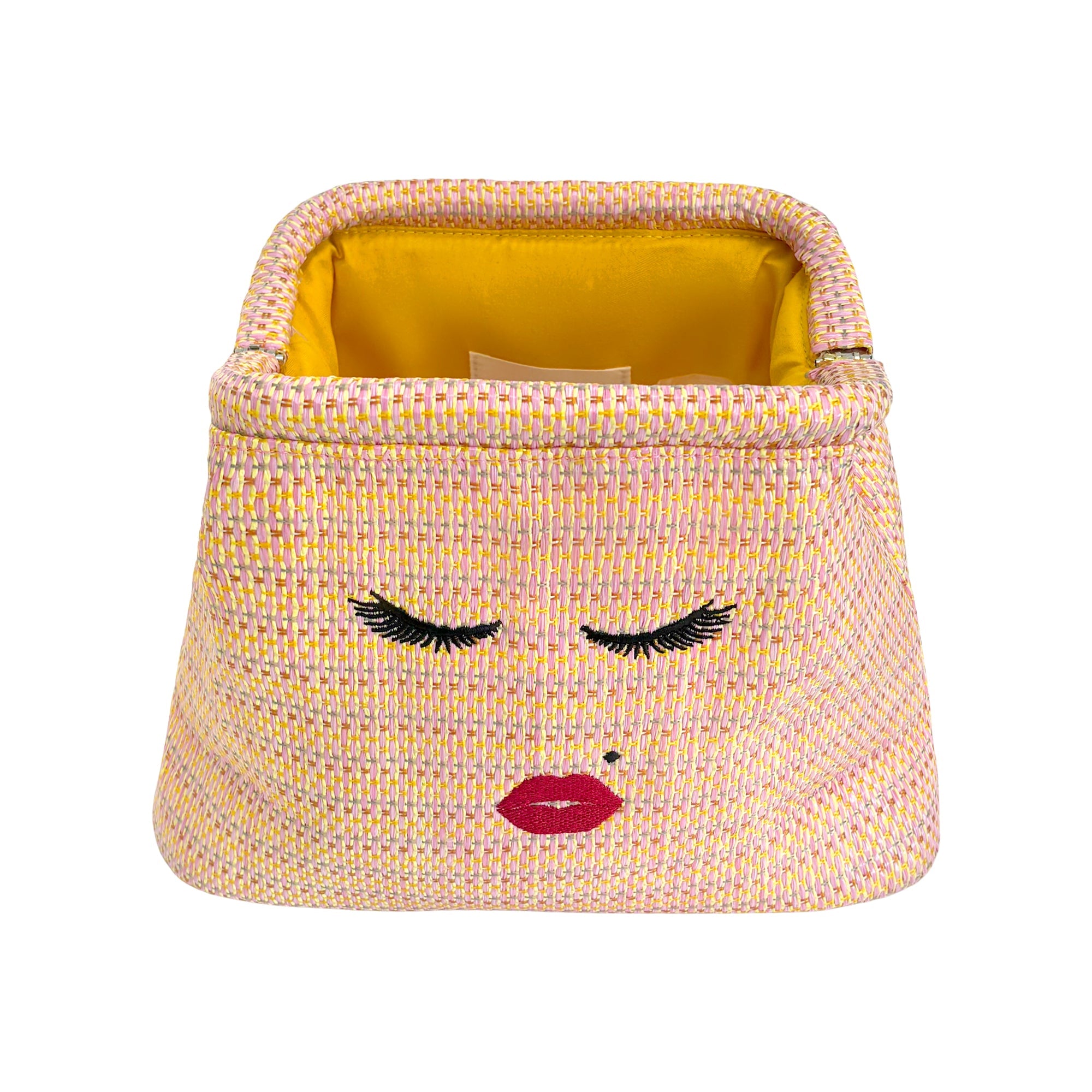 Beautiful Lady Pink Beach Clutch