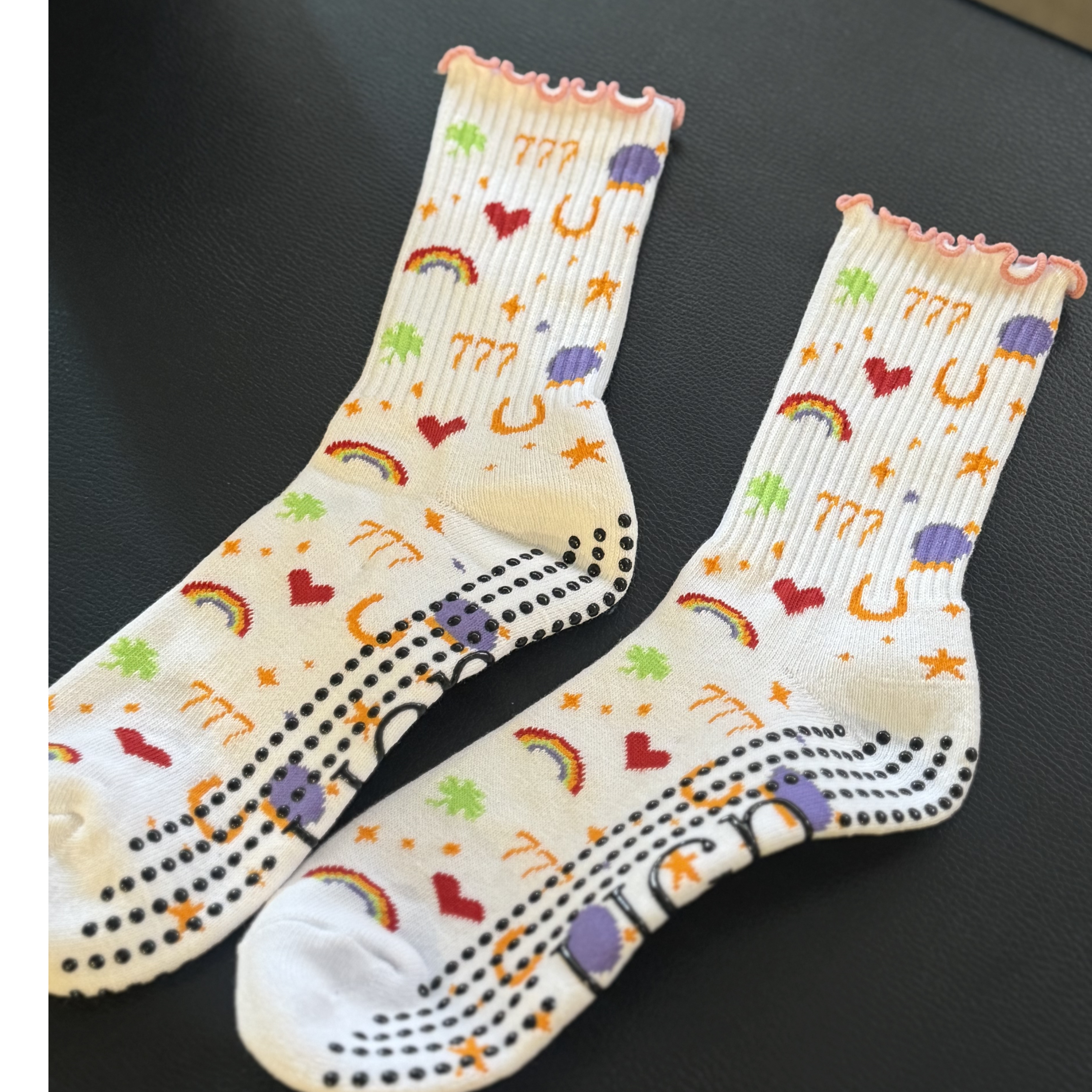 LIGN Lucky Charm Tube Grip Socks
