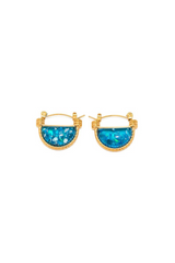 Seashell Earrings in Gold