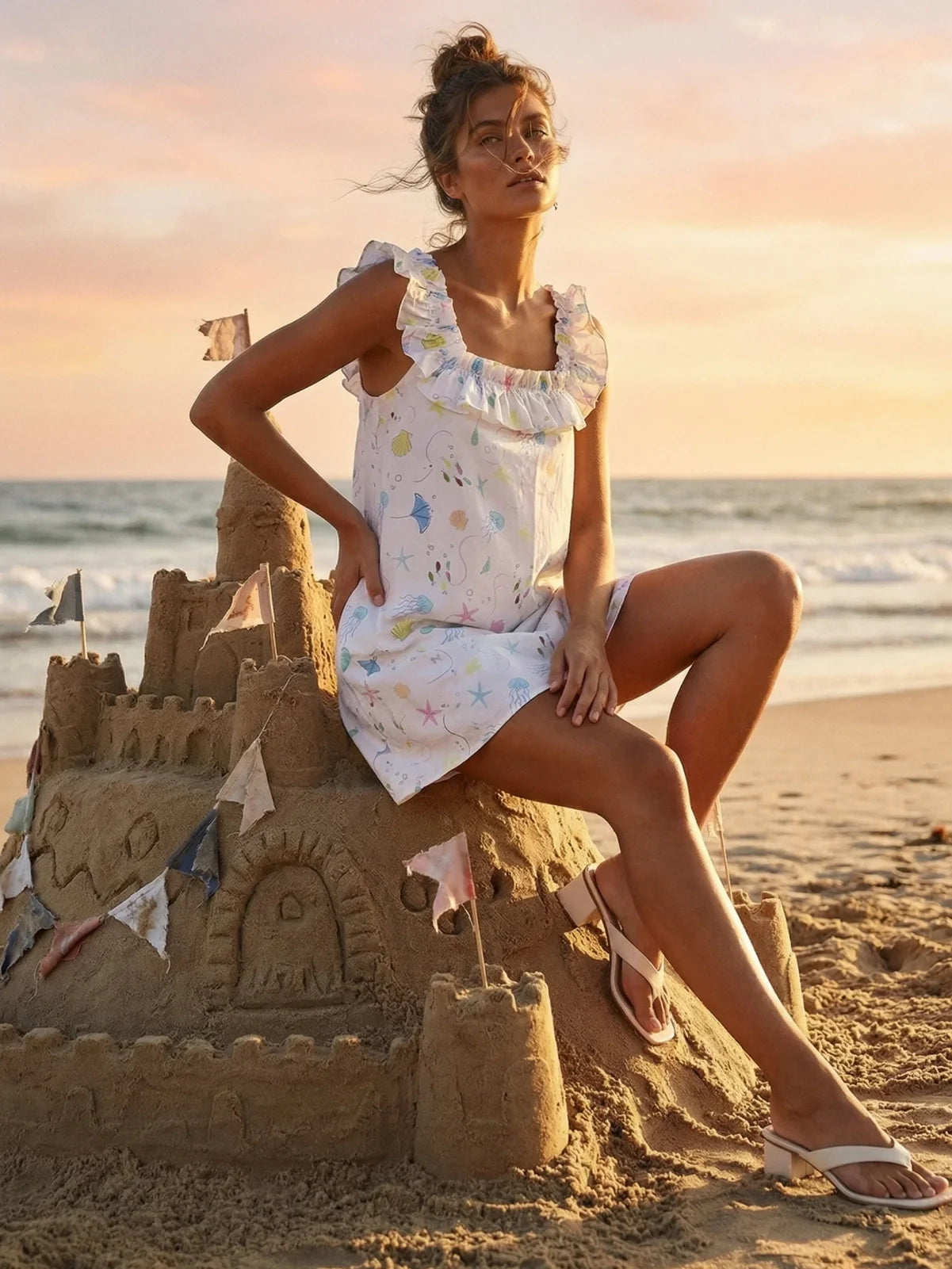 Oceanus X It's 9pm Penelope Sealife Dress