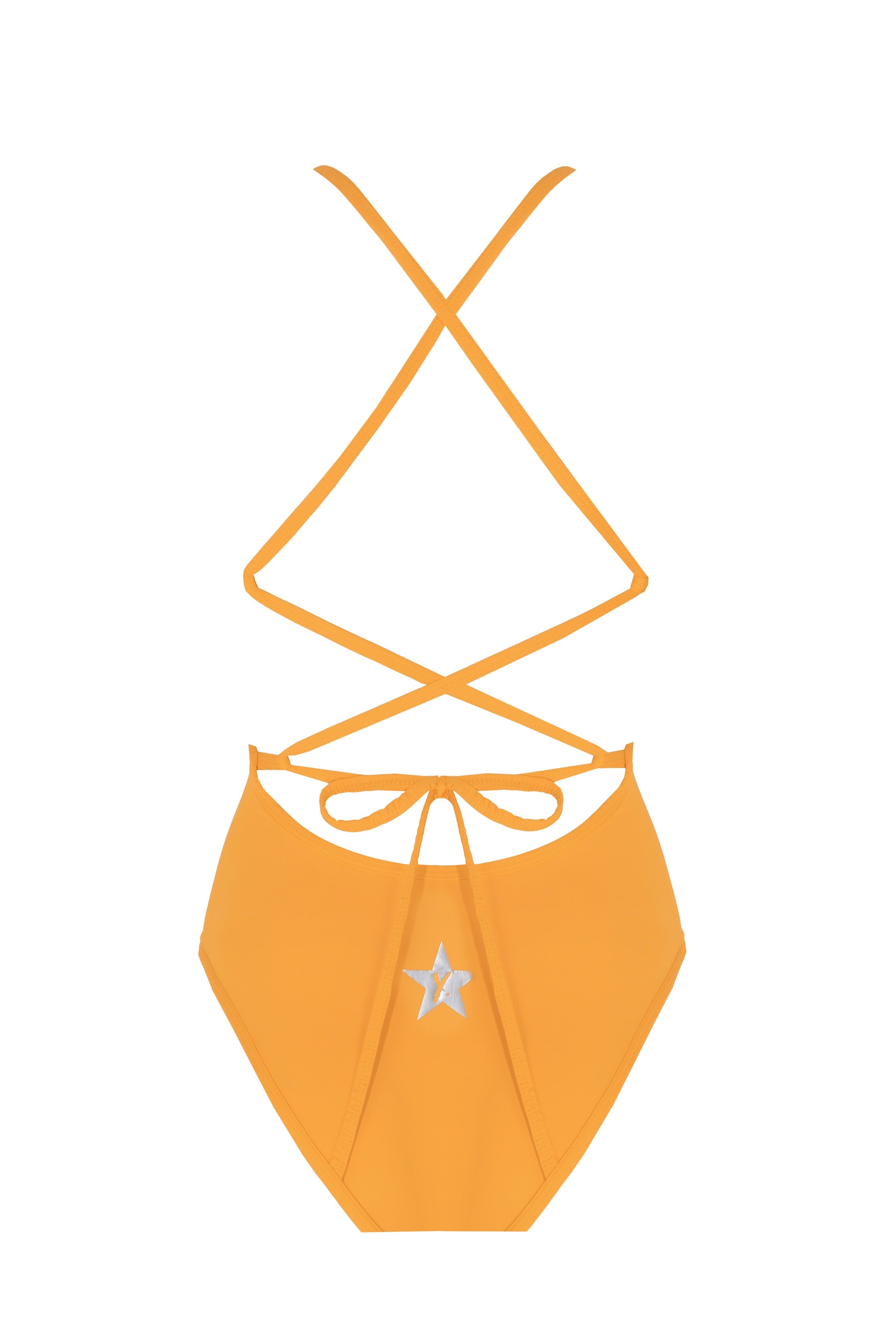 RACER SWIMSUIT - MANGO