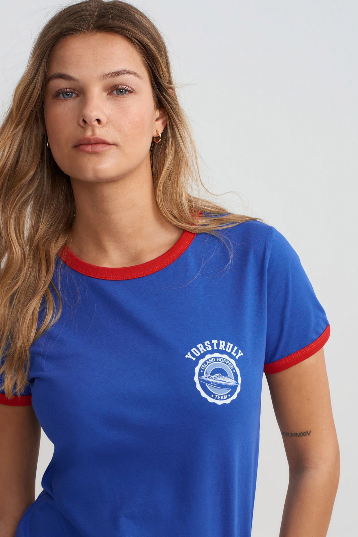 ISLAND TEAM TSHIRT - AEGEAN BLUE