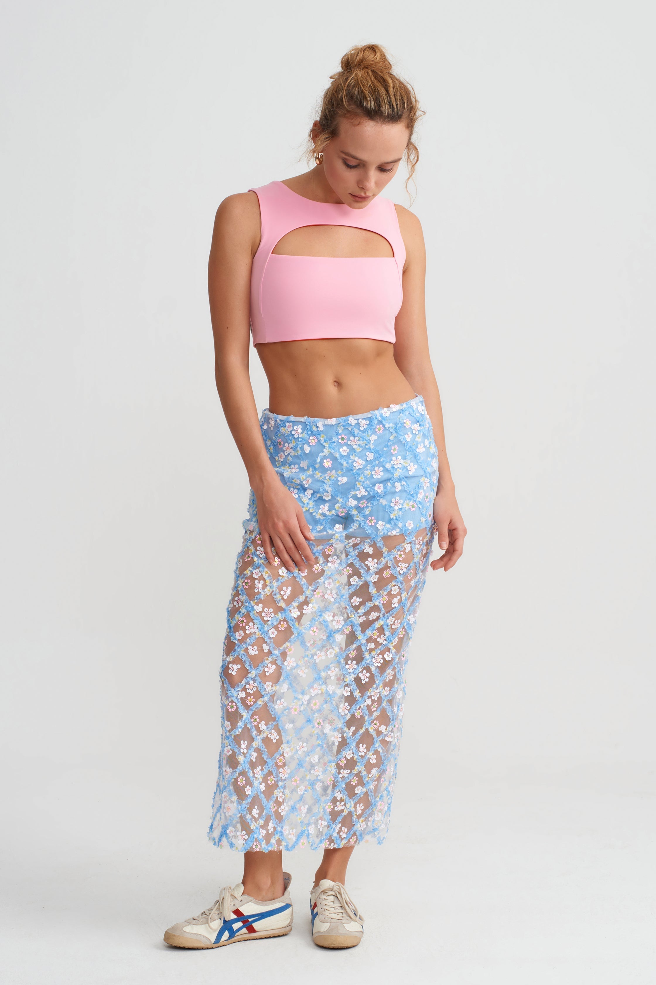 FLOWER POWER SKIRT