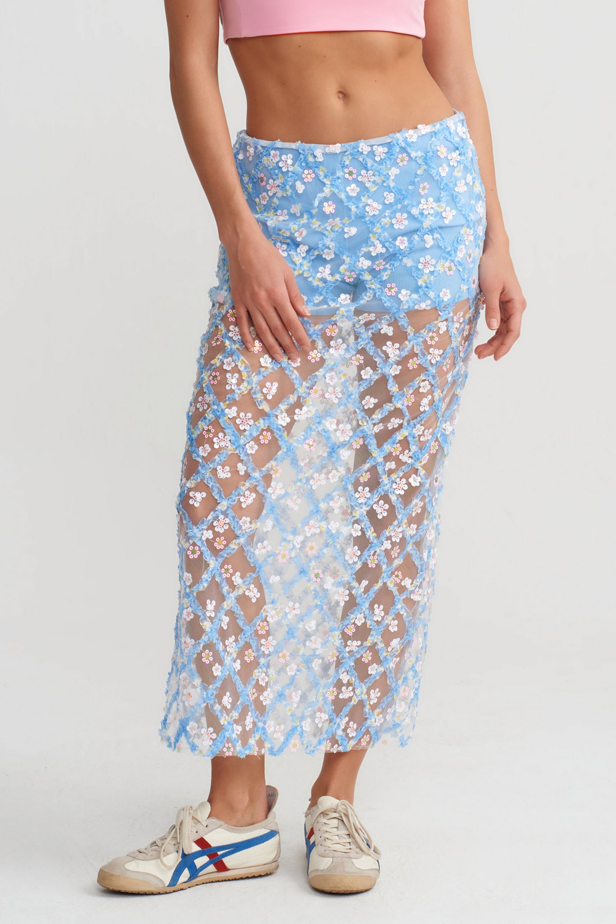 FLOWER POWER SKIRT