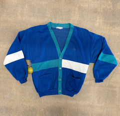 Vintage Dunlop Cardigan Sweatshirt- Size Medium