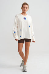 ABUNDANCE SURF TSHIRT - VANILLA