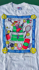 Vintage Tennis Shot Tee. Size Large