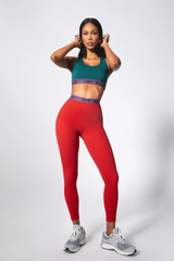 ALLYORS JUST LEGGINGS - TANGO RED