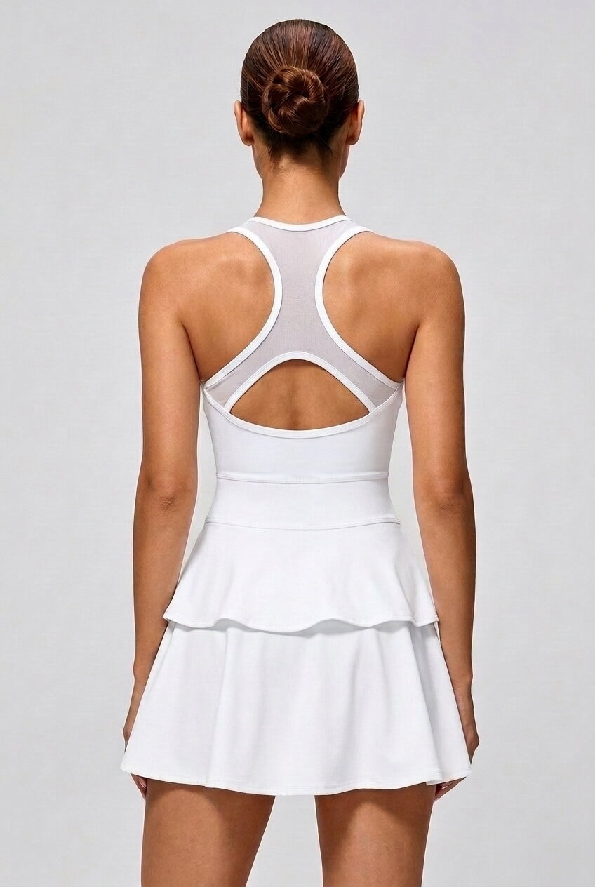AURA Layered Skirt Padel Dress