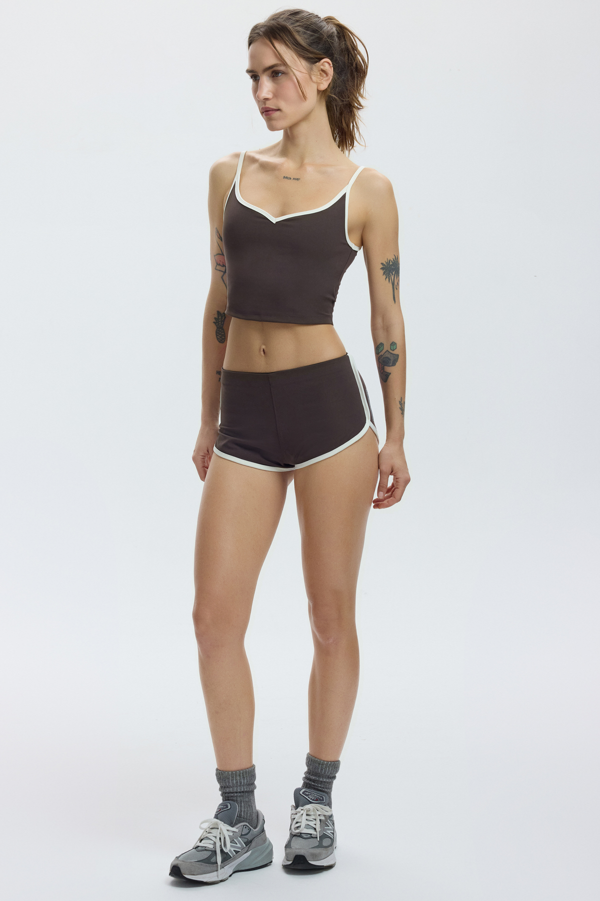 VINTAGE SPORTS SHORTS - ESPRESSO MARTINI