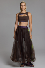 CLOUD BALOON SKIRT - ESPRESSO MARTINI