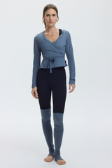 MERINO LAYER LEG WARMERS - BLUE