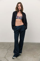 GROOVE PANTS- CASHMERE - NAVY