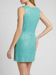 African Savanna Beaded Mini Dress