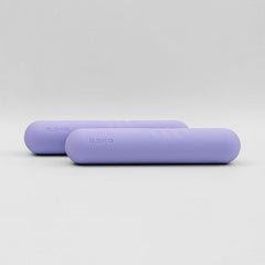 Dumbbell Strength Bars - 5kg Pair Weights Lavender