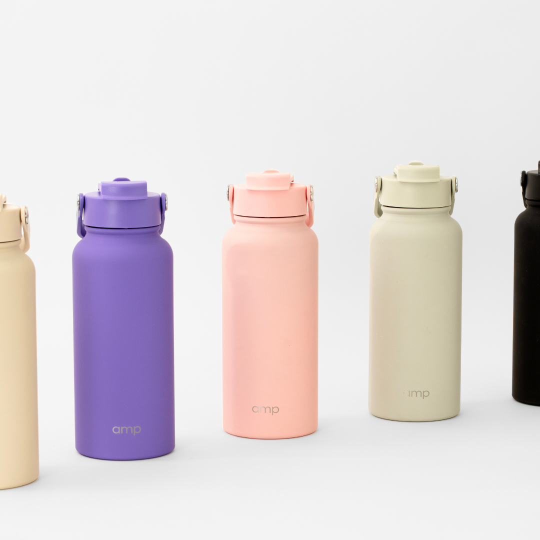 Amp Water Bottle Black