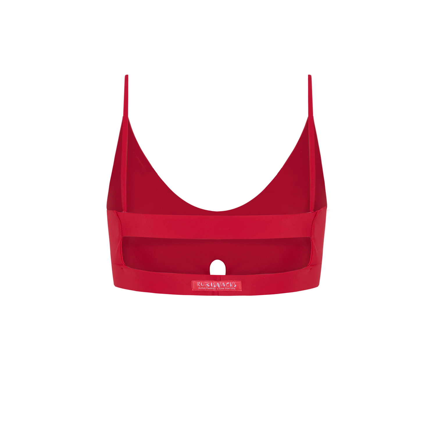CORAL PINK ARTEMIS SPORTS BRA in ECONYL®