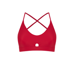 CORAL PINK ARTEMIS SPORTS BRA in ECONYL®