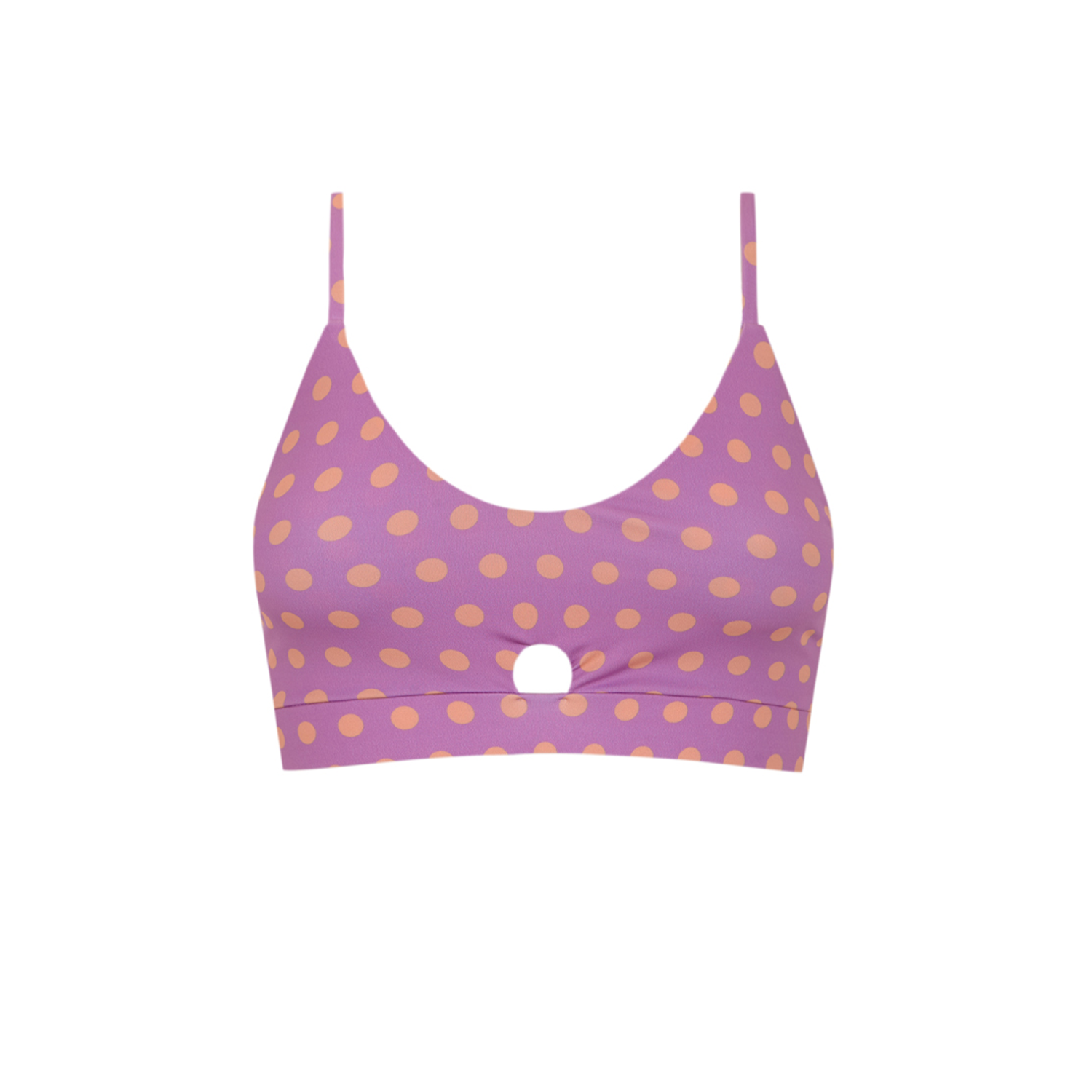 SEVILLA PINK LILAC POLKA DOT ARTEMIS SPORTS BRA