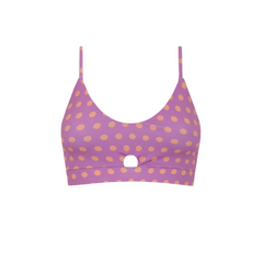 SEVILLA PINK LILAC POLKA DOT ARTEMIS SPORTS BRA