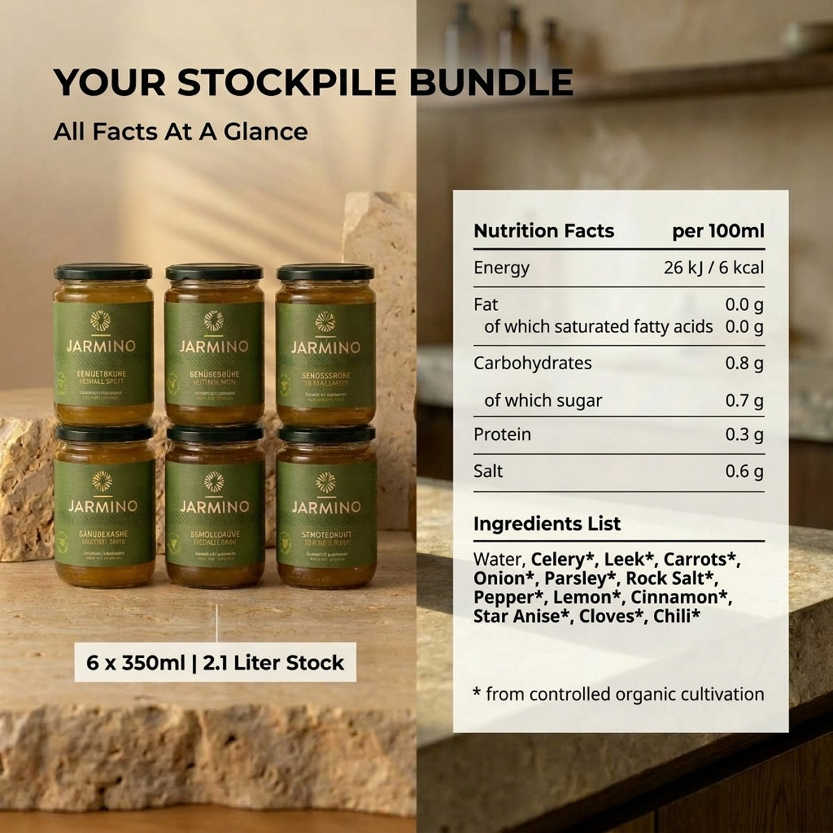 Vegetable Broth (6x 350ml)