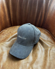 Organic Corduroy Alex Cap Grey