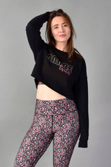 Barre Babe Crop Sweatshirt