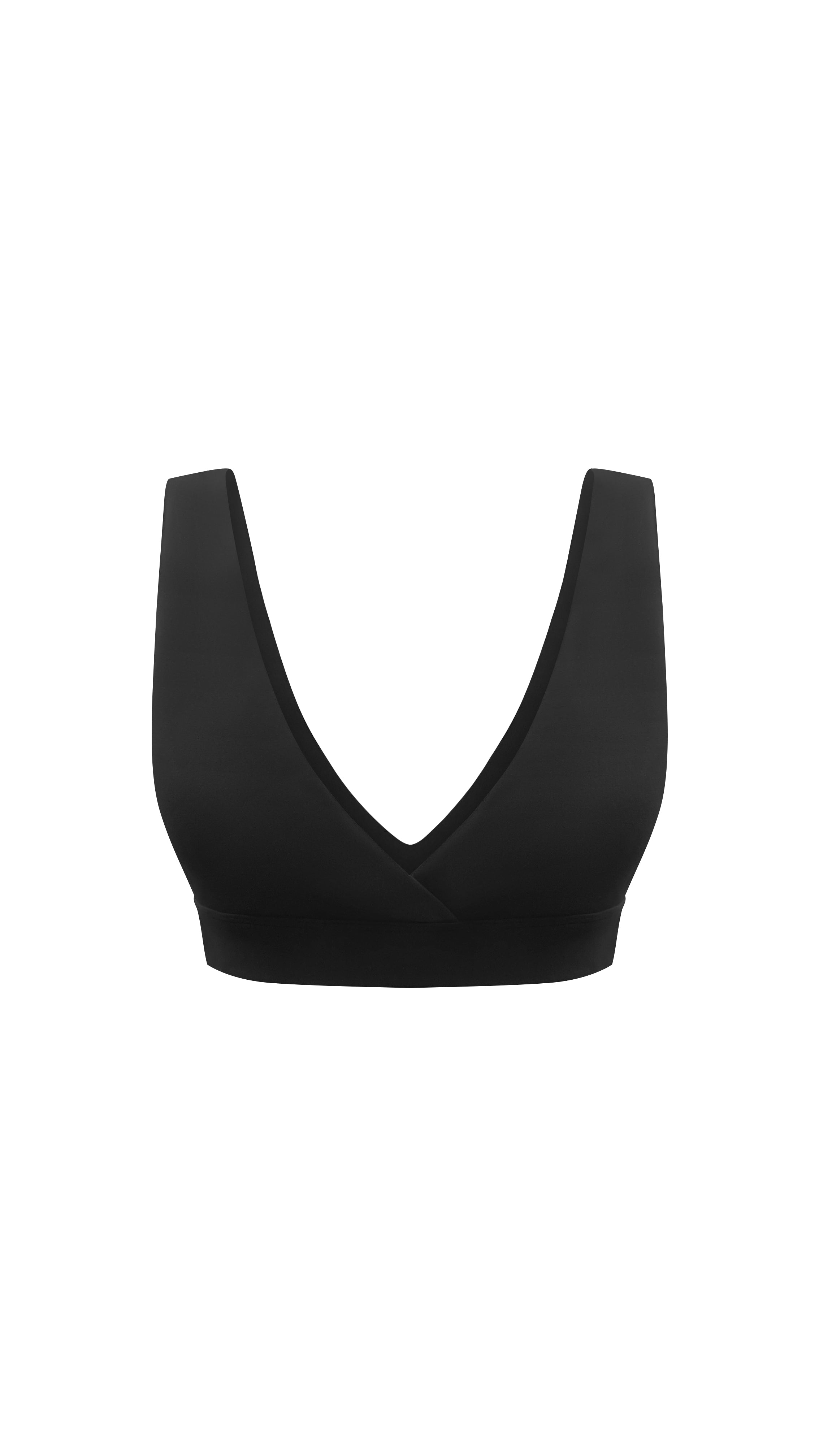 Classic v Bra in Black