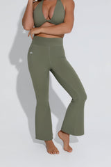 Flare Pants in Sage