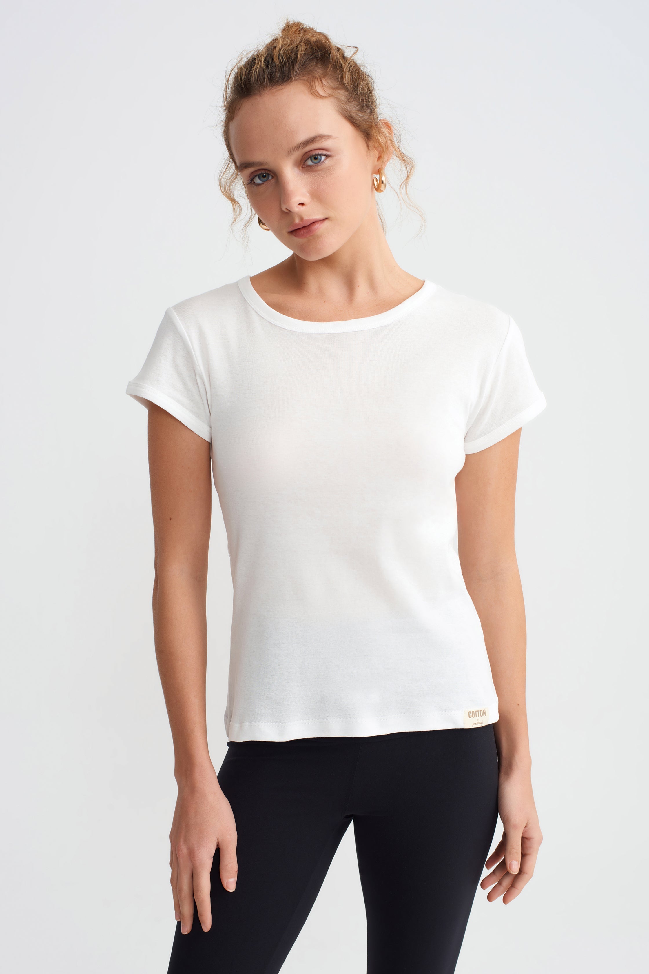 F'AIR T-SHIRT SHORT SLEEVE, CREW NECK – WHITE