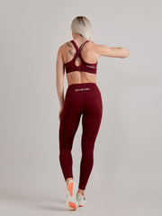 Primrose Pocket Legging - Deep Burgundy