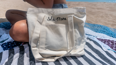Sole Mare Embroidered Beach Bag