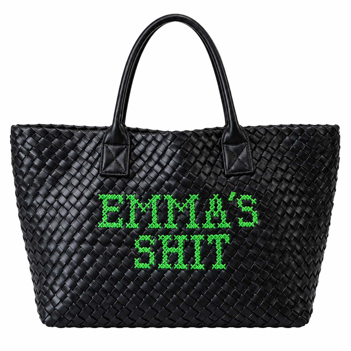 Personalised ****** Shit Black Handbag