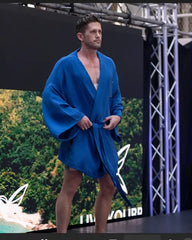 Men's Robe Set Blue