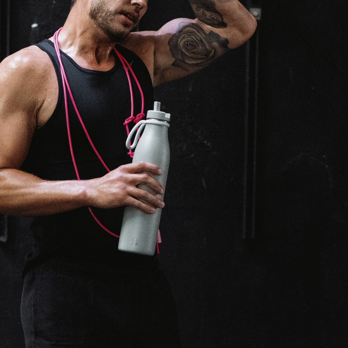 1200ml Ocean Swell Evolution Stainless Steel Bottle - Large Metal Bottle With Straw Cap
