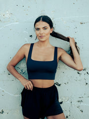 BASELINE LONG LINE BRA - NOIR