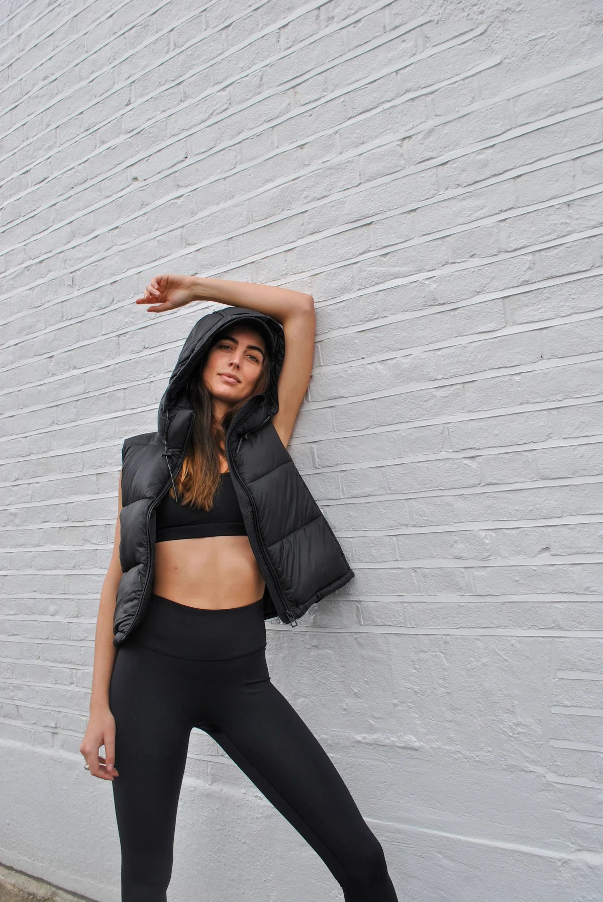 Avenue Athletica Sport Bra and Legging Black Set