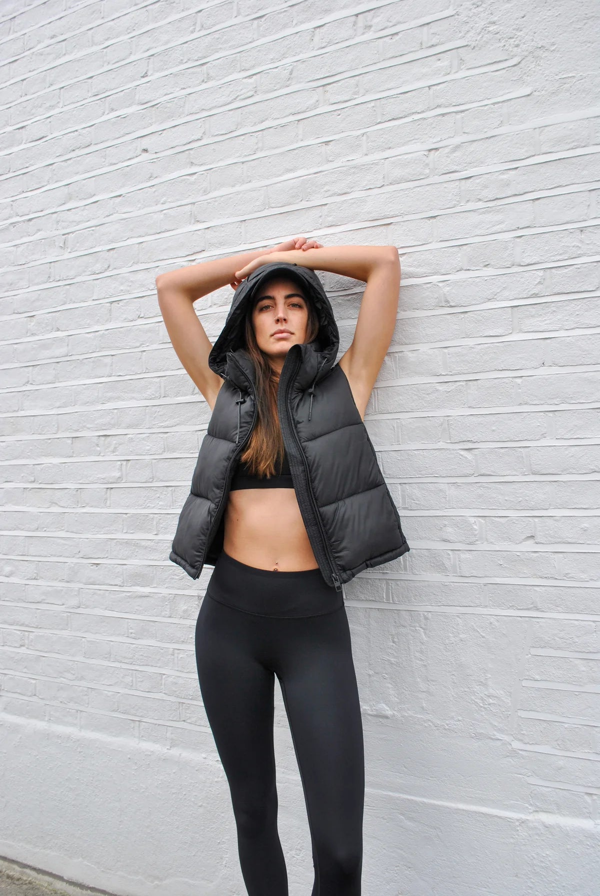 Avenue Athletica Sport Bra and Legging Black Set