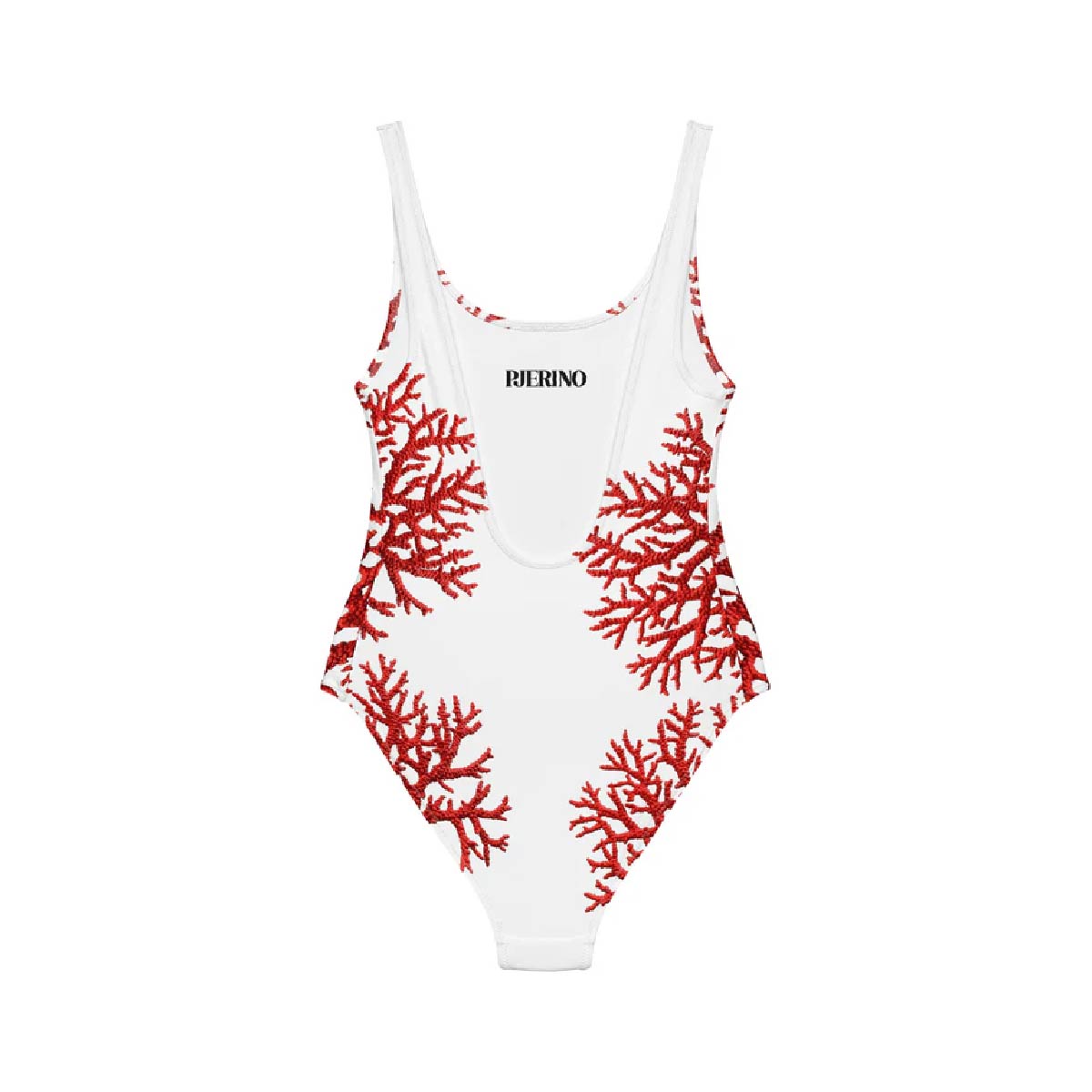Coral Red Swimsuit - One Piece