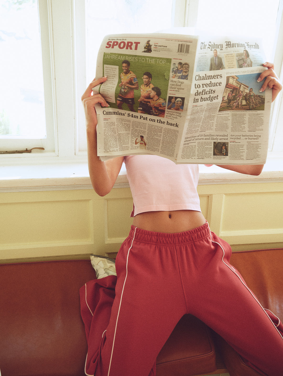Forma Wide Leg Pant - Brick