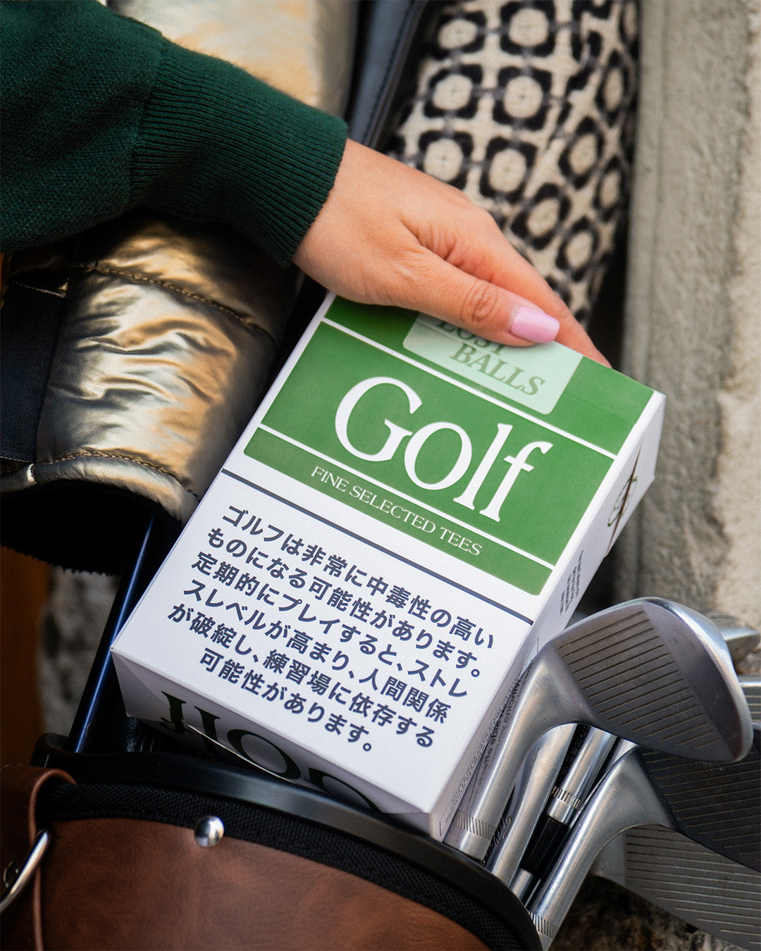 THE LOST BALLS X 3 PUTT ROUND "ADDICTION" TEE PACK COLLECTABLE CARTON