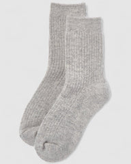 Cashmere Socks - Grey