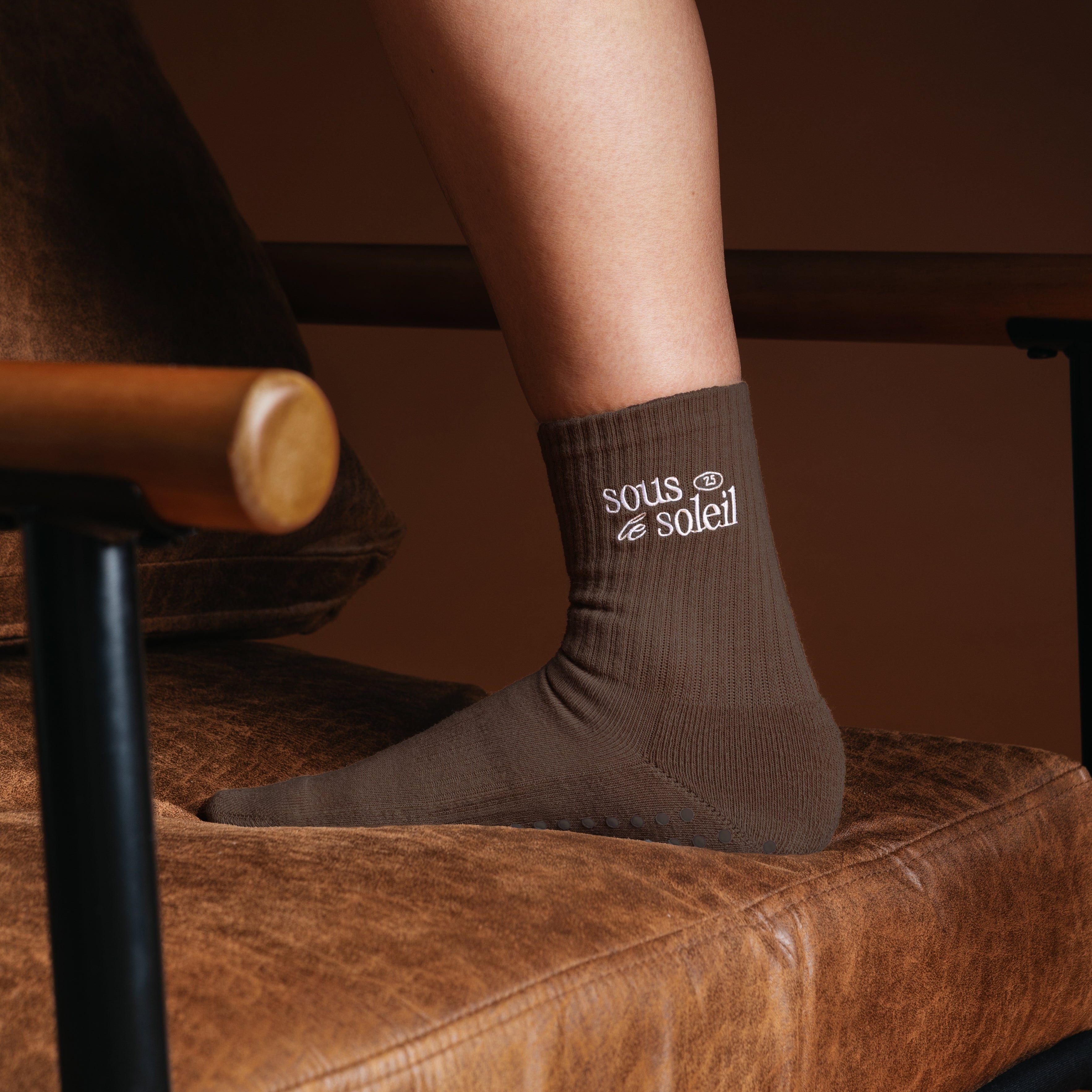 Core Chocolate Grip Sock