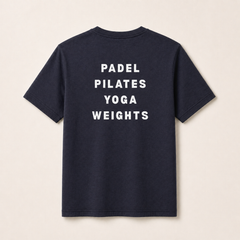 Padel Pilates Yoga Weights Tee