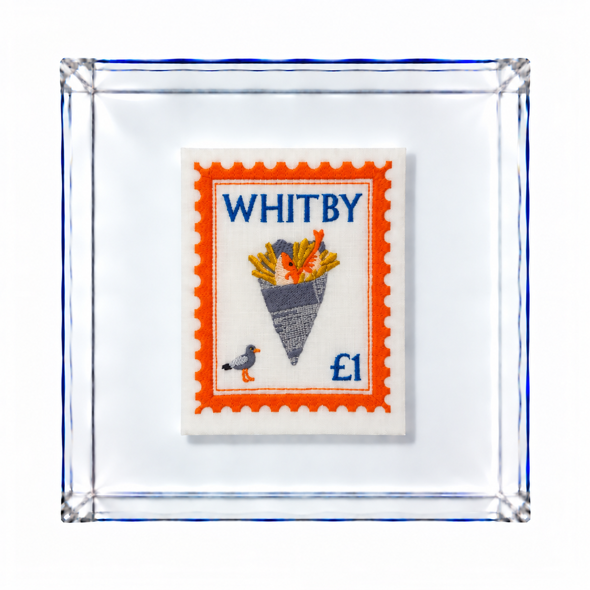 Whitby Inspired Postage Stamp Artwork