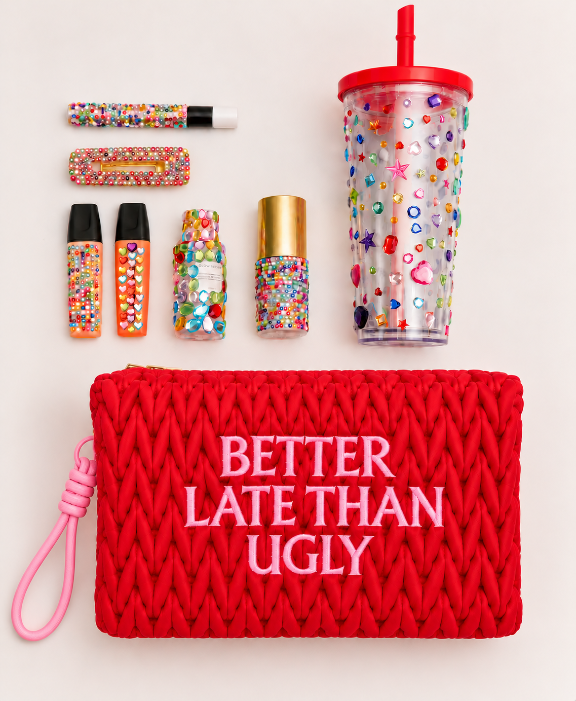 Better Late Than Ugly Cosmetic Bag